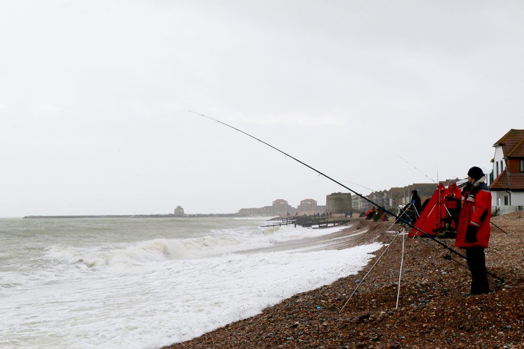 The best match anglers in the country line the beaches of Eastbourne on day one of the Tronixpro National Sea League Finals.