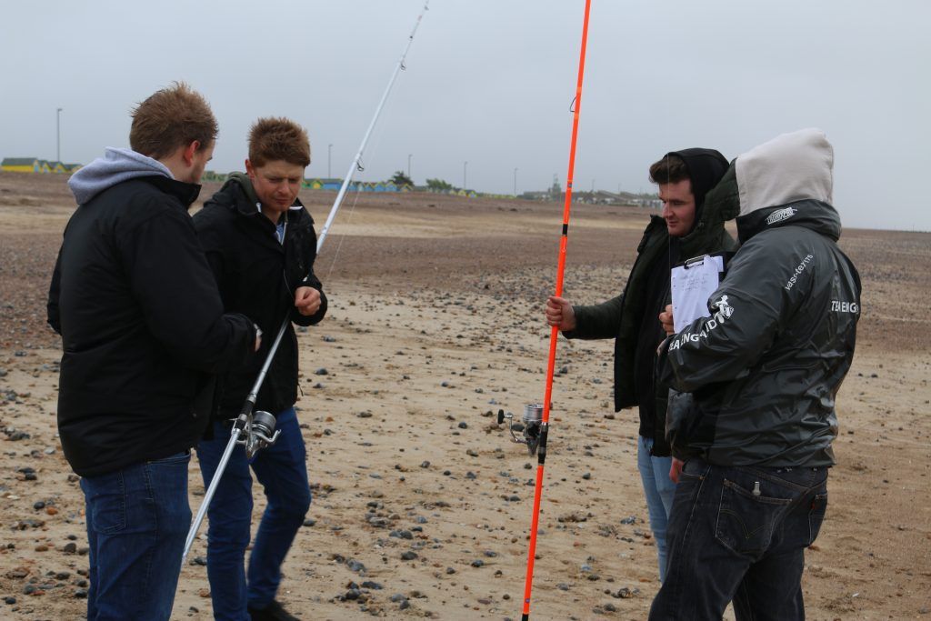 Vercelli Rods - Notepads in hand, the lads get together to rate each rod.