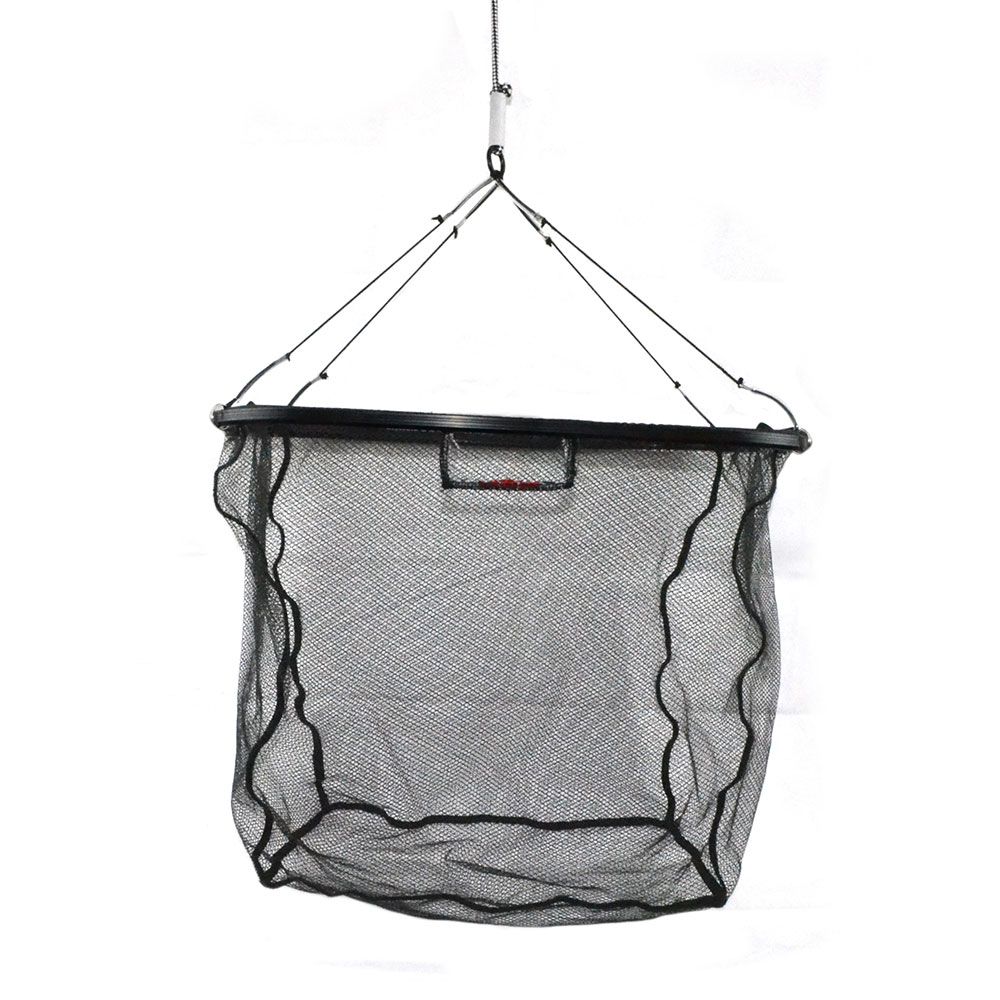 Bridge Pier Fishing Net Foldable Drop Net for Pier Fishing with Rope Landing  Net with Durable Soft Steel Hoop and Nylon Mesh Net - AliExpress