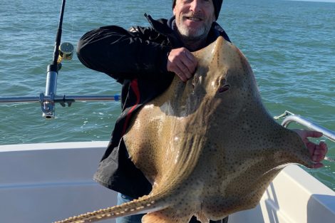 Chris with one of several blonde ray