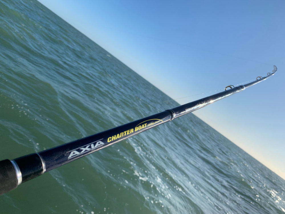 Spurdog fishing with the Axia Charter Boat Rod